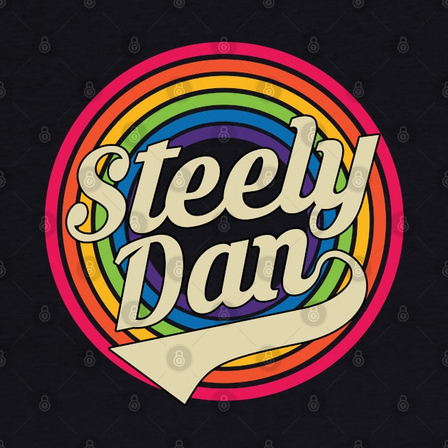 Steely Dan - Retro Rainbow Style by MaydenArt